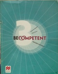 Image of Becompetent  : teacher´s edition 3