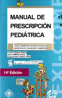 Image of MANUAL DE PRESCRIPCIÓN PEDIÁTRICA