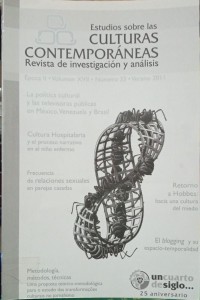 Image of Estudios sobre las culturas contemporáneas : revista de investigación y análisis