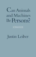 Can animals and machines be persons?