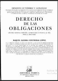 Image of Derecho de las obligaciones