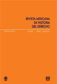Image of Revista mexicana de historia del derecho