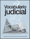 Vocabulario judicial