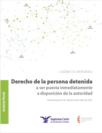 Image of Derecho de la persona detenida : a ser puesta inmediatamente a disposición de la autoridad
