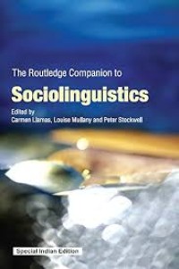 Image of The Routledge companion to sociolinguistics