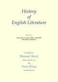 History of english literature