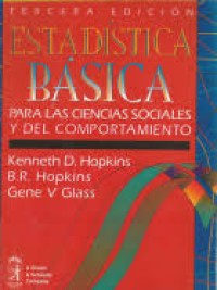 Image of Estadistica basica para las ciencias sociales y del comportamiento