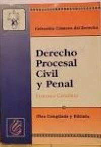 Image of Derecho procesal civil y penal