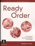 Ready to order : elementary English for the restaurant industry : teacher's book
